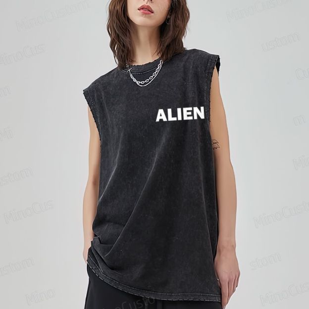 Alien Movie Vintage Washed Tank Top