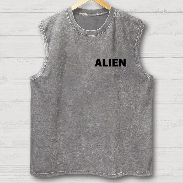 Alien Movie Vintage Washed Tank Top