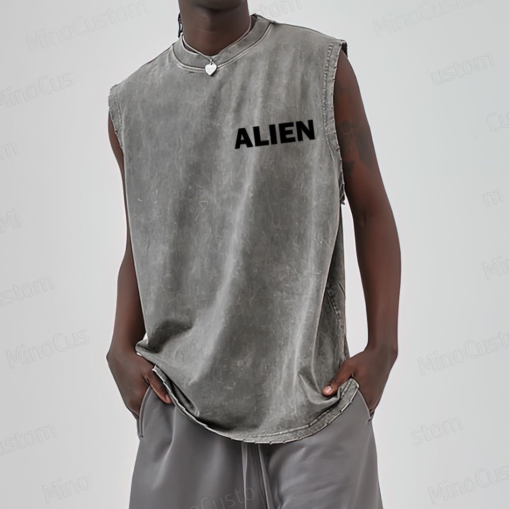 Alien Movie Vintage Washed Tank Top
