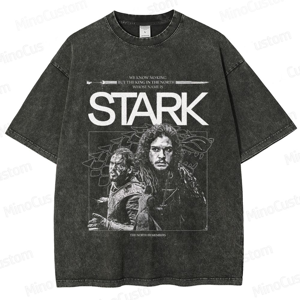 Game of Thrones Stark Vintage Washed T - shirt