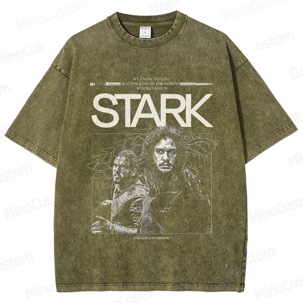 Game of Thrones Stark Vintage Washed T - shirt