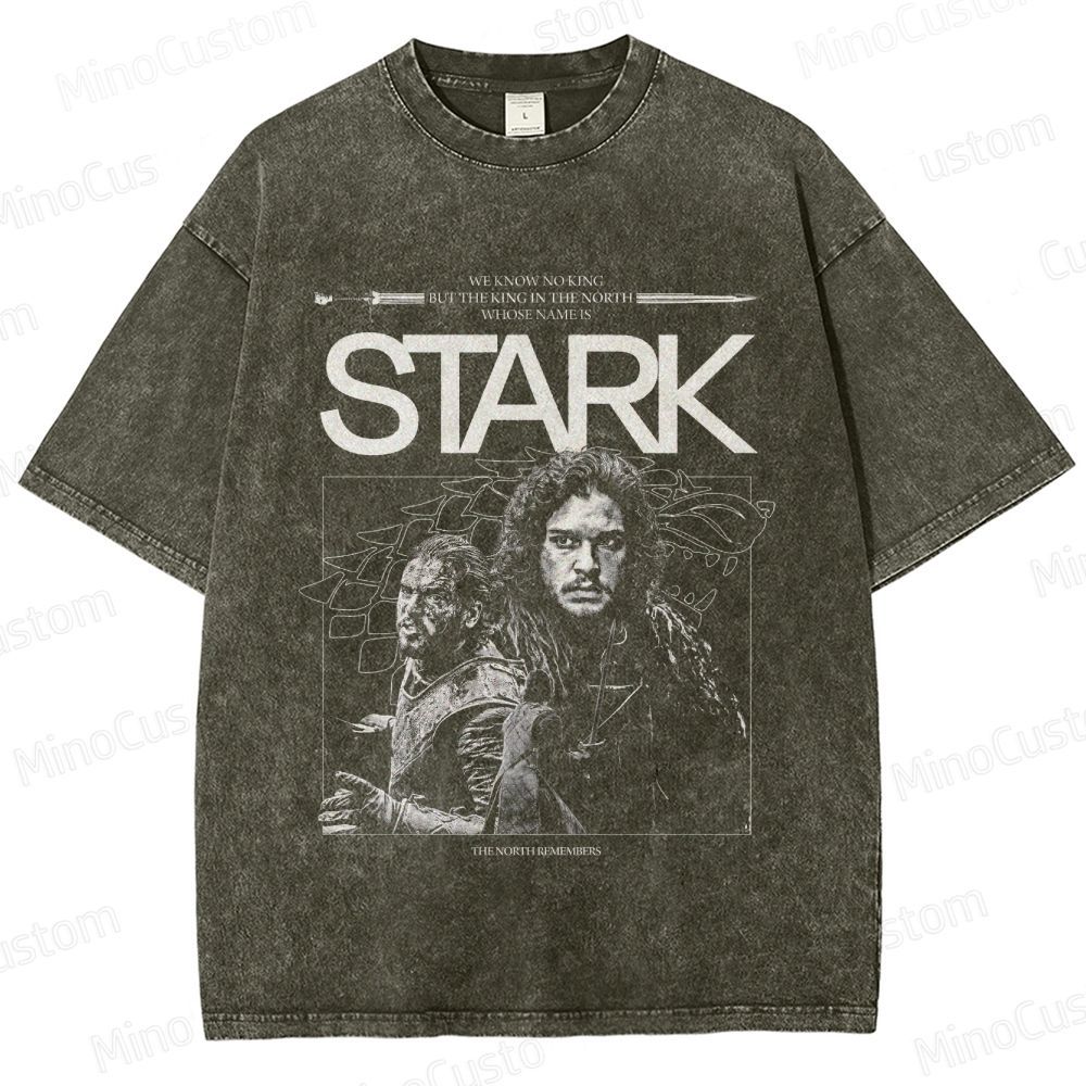 Game of Thrones Stark Vintage Washed T - shirt
