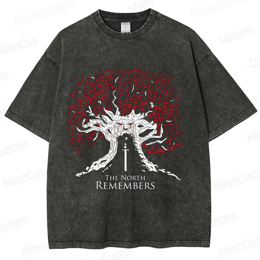 Game of Thrones "The North Remembers" Washed T - shirt