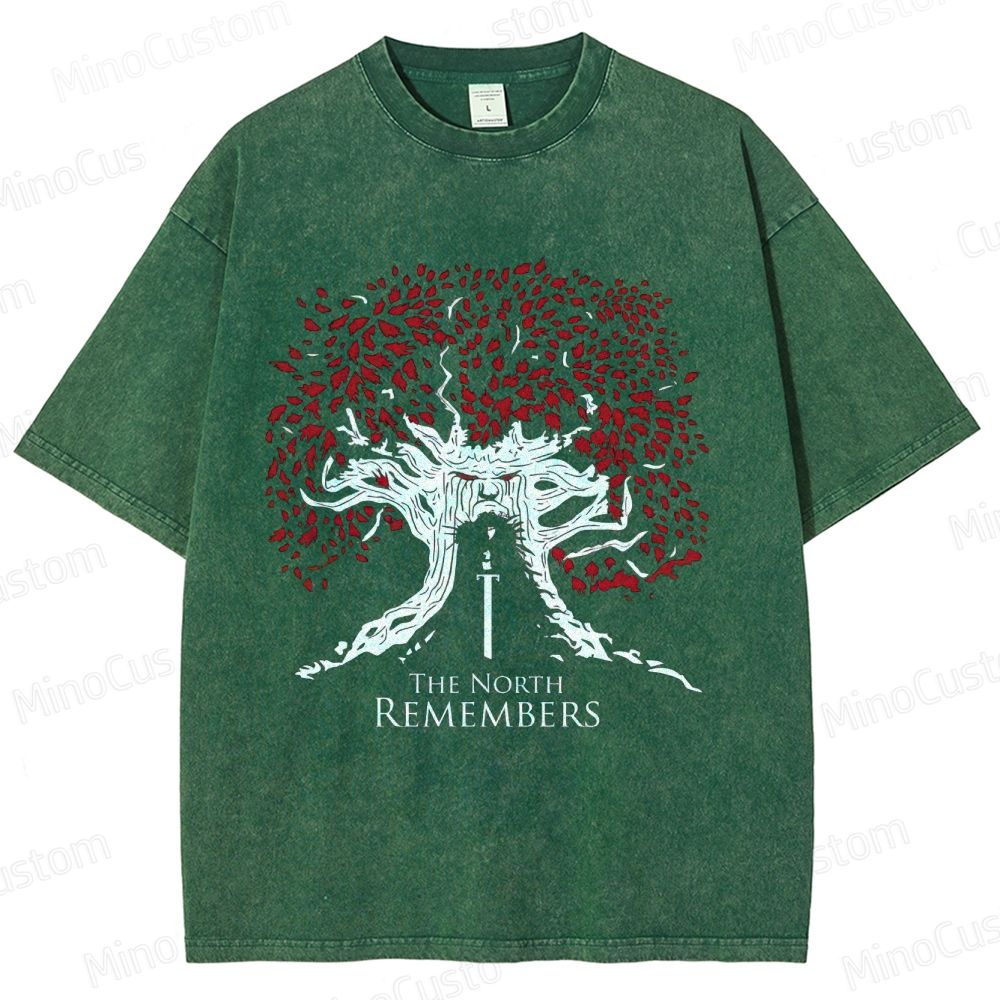 Game of Thrones "The North Remembers" Washed T - shirt