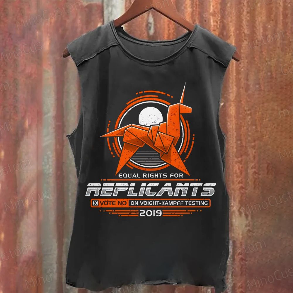 Blade Runner Replicants Rights Washed Tank Top