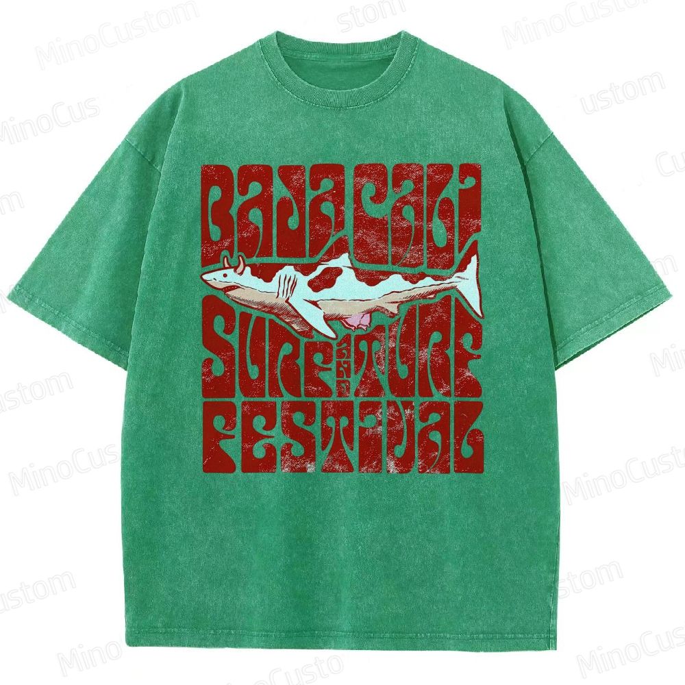 Baja Cali Surf & Turf Festival Washed T-Shirt 