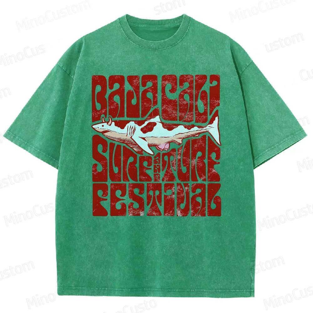 Baja Cali Surf & Turf Festival Washed T-Shirt 