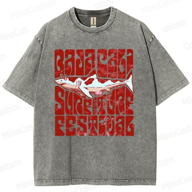 Baja Cali Surf & Turf Festival Washed T-Shirt 