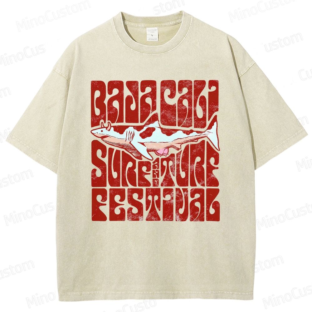 Baja Cali Surf & Turf Festival Washed T-Shirt 