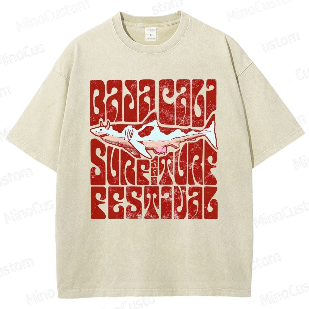 Baja Cali Surf & Turf Festival Washed T-Shirt 