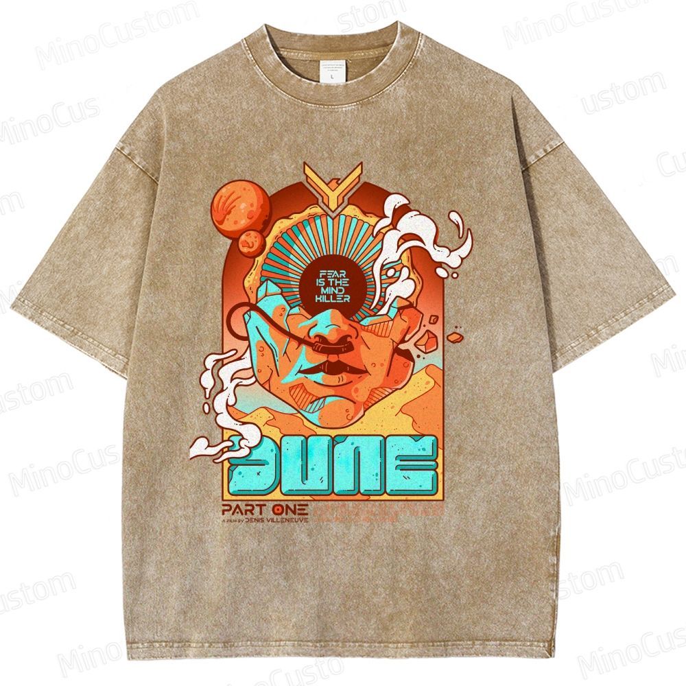 Dune "Fear Is The Mind Killer" Washed T - shirt