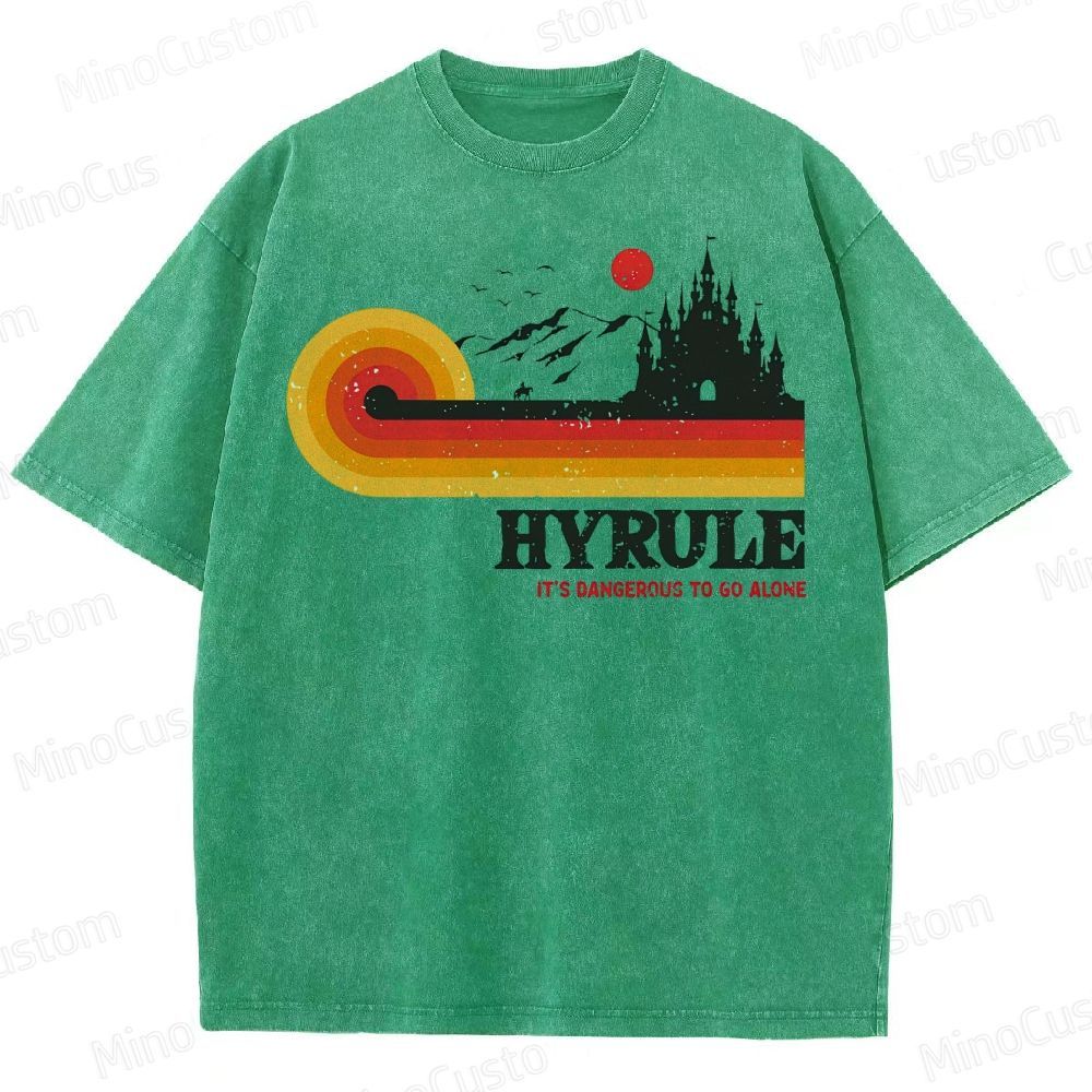 It's Dangerous To Go Alone Washed T-Shirt 