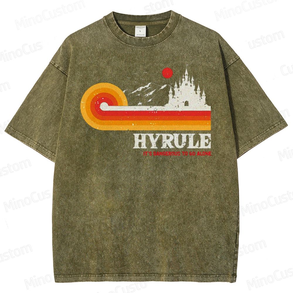 It's Dangerous To Go Alone Washed T-Shirt 