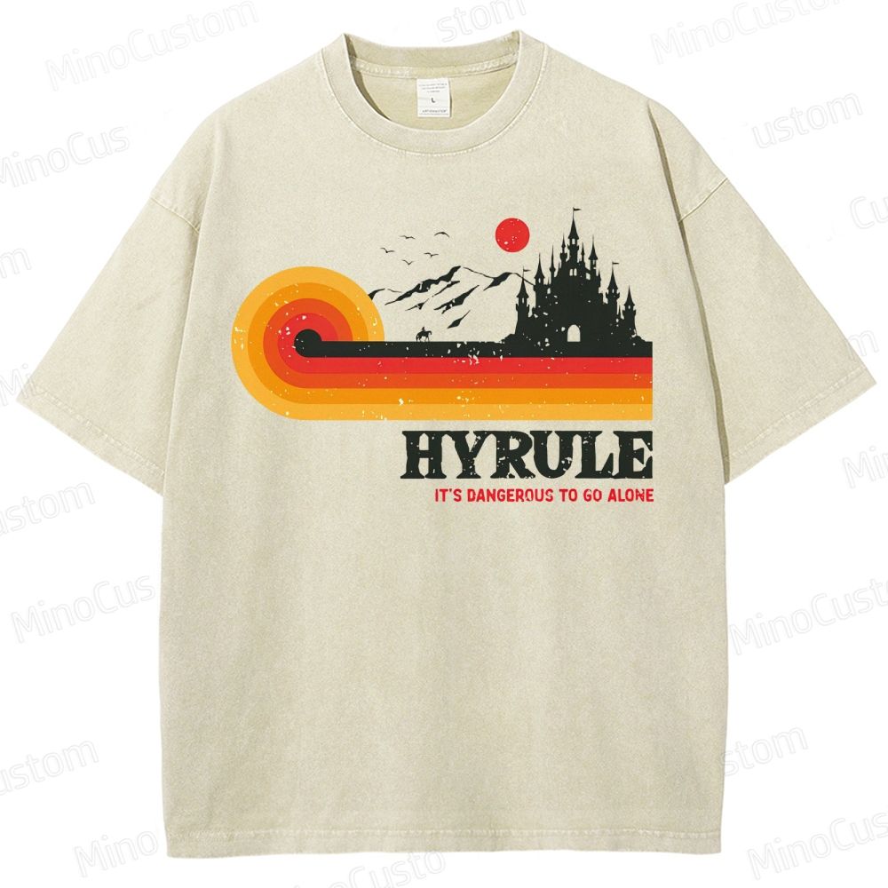 It's Dangerous To Go Alone Washed T-Shirt 