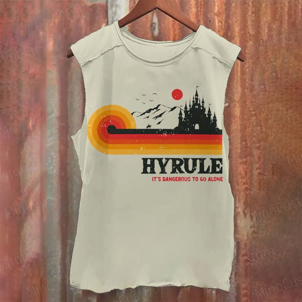 It's Dangerous To Go Alone  Casual Printed Tank Top