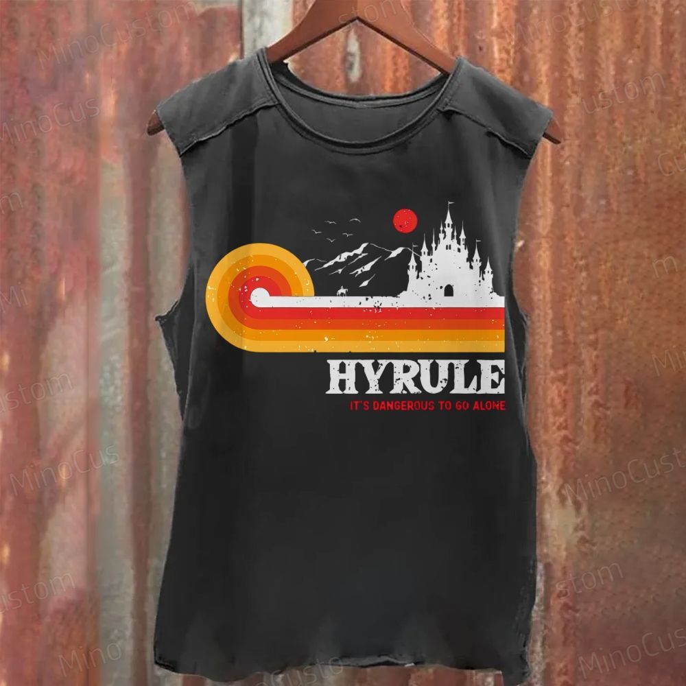 It's Dangerous To Go Alone Washed Tank Top