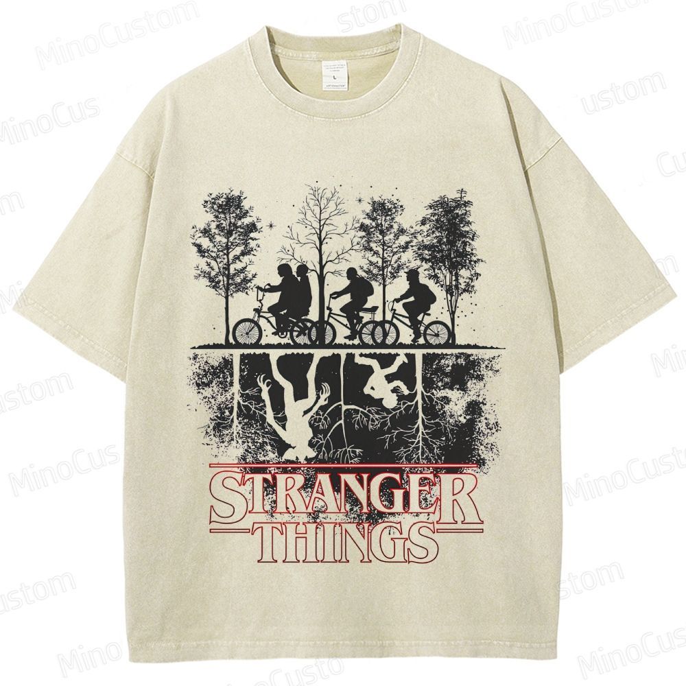 Stranger Things Vintage Washed T - shirt