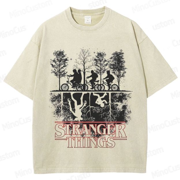 Stranger Things Vintage Washed T - shirt