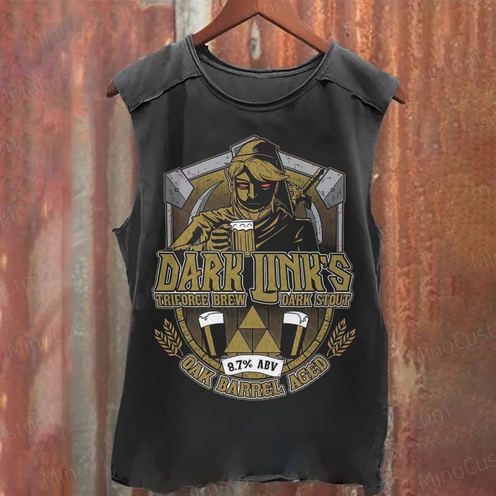 Dark Link’s Triforce Brew Washed Tank Top