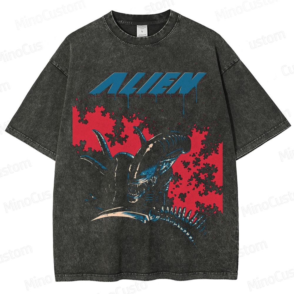 Alien Vintage Washed T - shirt