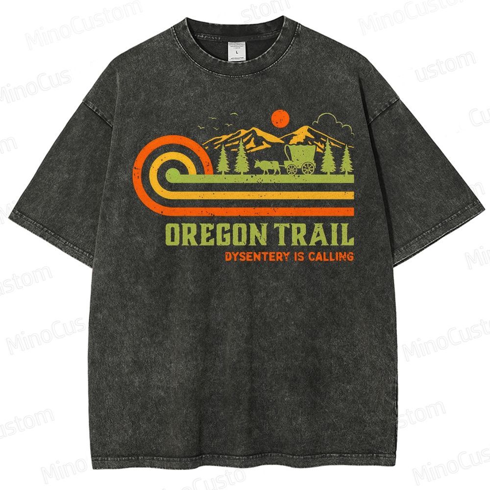 Oregon Trail Retro Washed T-Shirt
