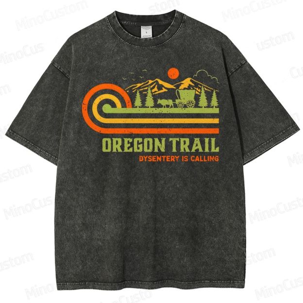 Oregon Trail Retro Washed T-Shirt