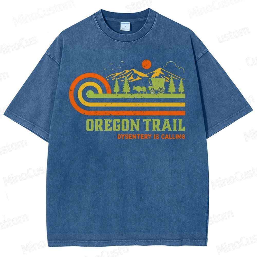 Oregon Trail Retro Washed T-Shirt
