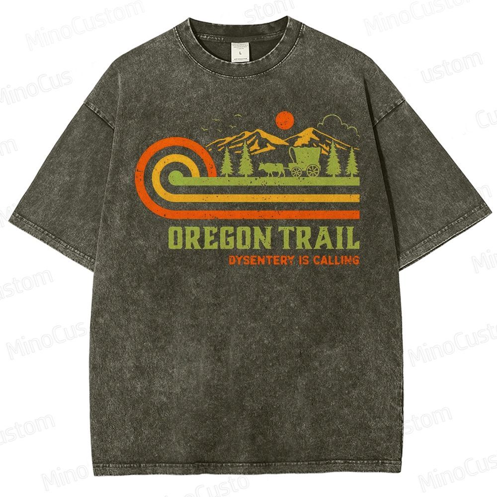 Oregon Trail Retro Washed T-Shirt