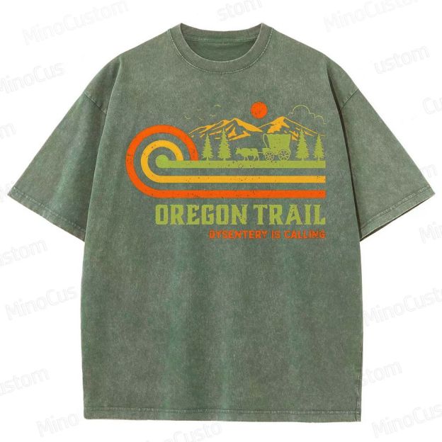 Oregon Trail Retro Washed T-Shirt