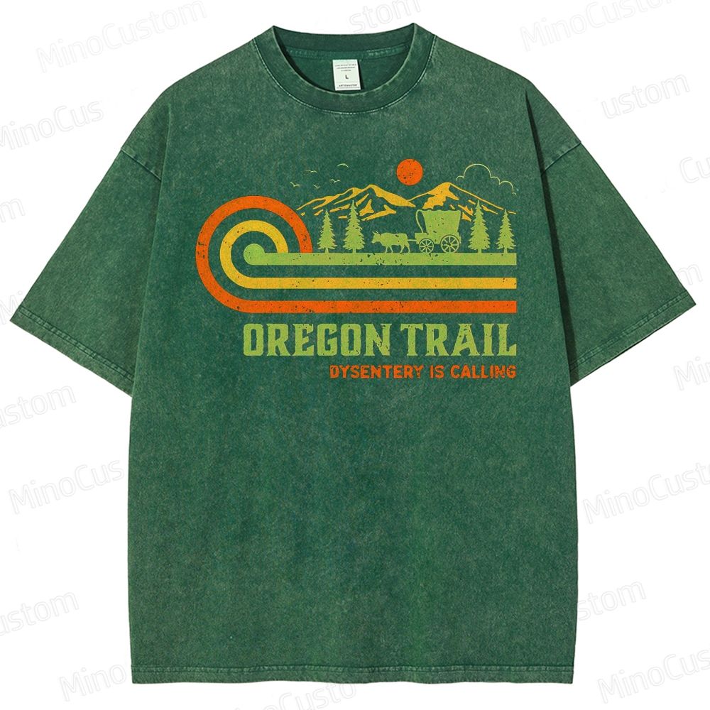 Oregon Trail Retro Washed T-Shirt