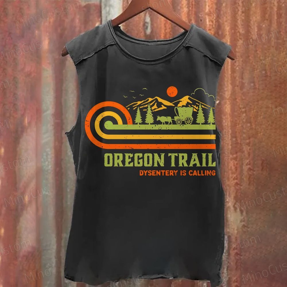 Oregon Trail Retro Washed Tank Top