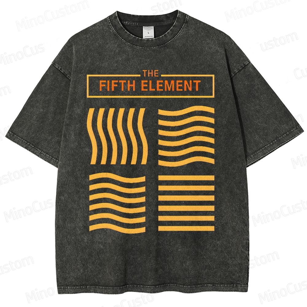 The Fifth Element Vintage Washed T - shirt