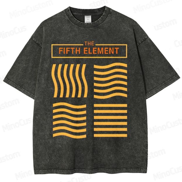 The Fifth Element Vintage Washed T - shirt