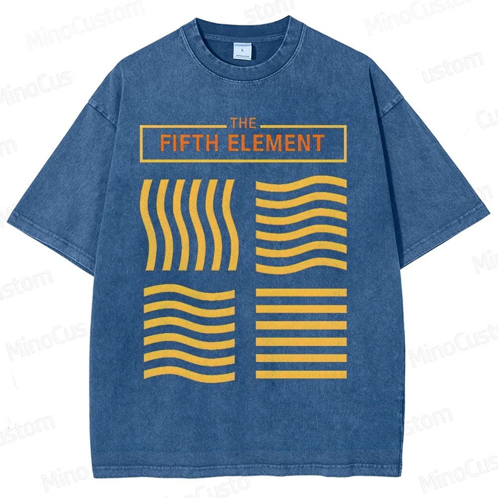 The Fifth Element Vintage Washed T - shirt