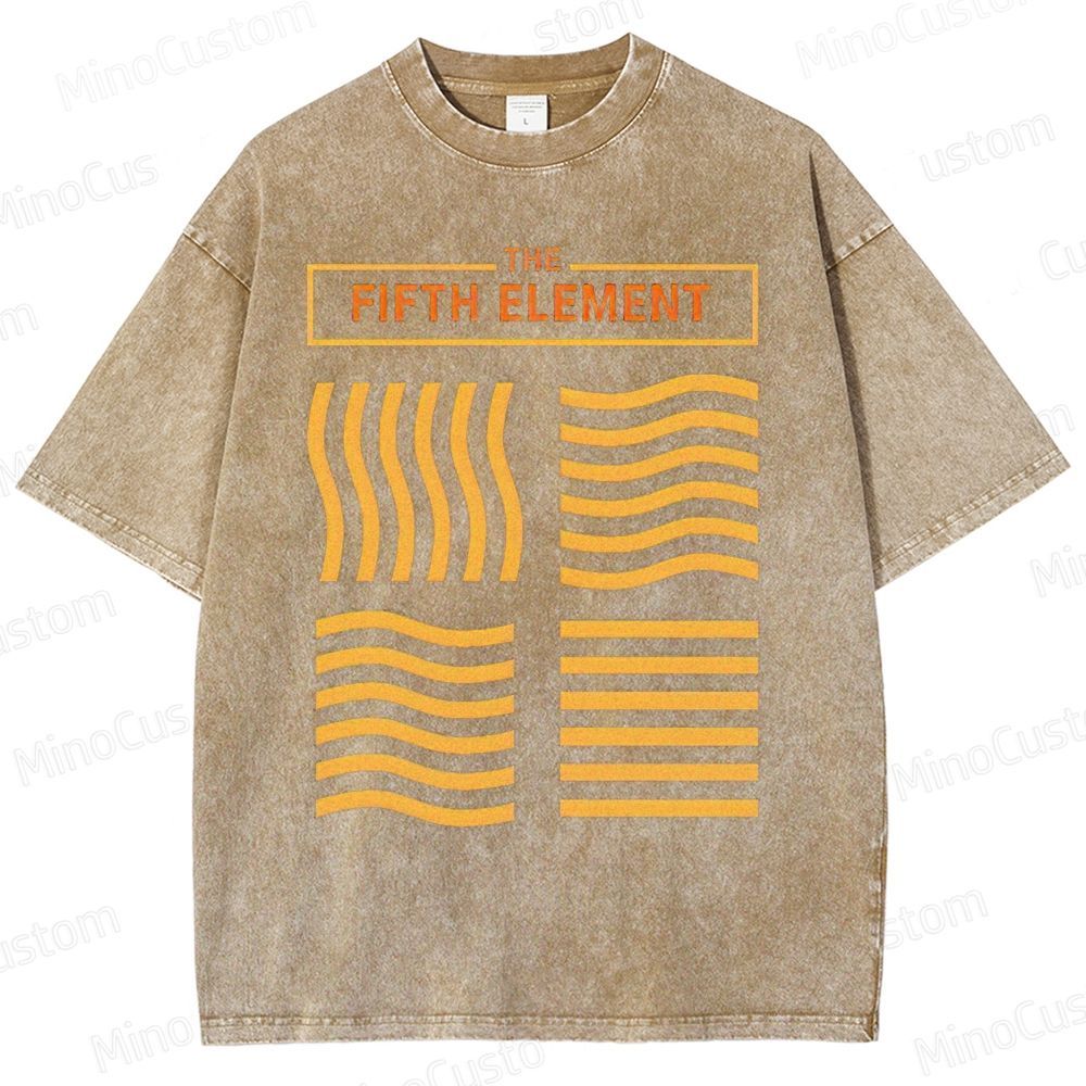 The Fifth Element Vintage Washed T - shirt