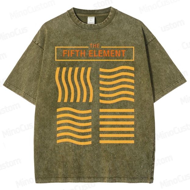 The Fifth Element Vintage Washed T - shirt