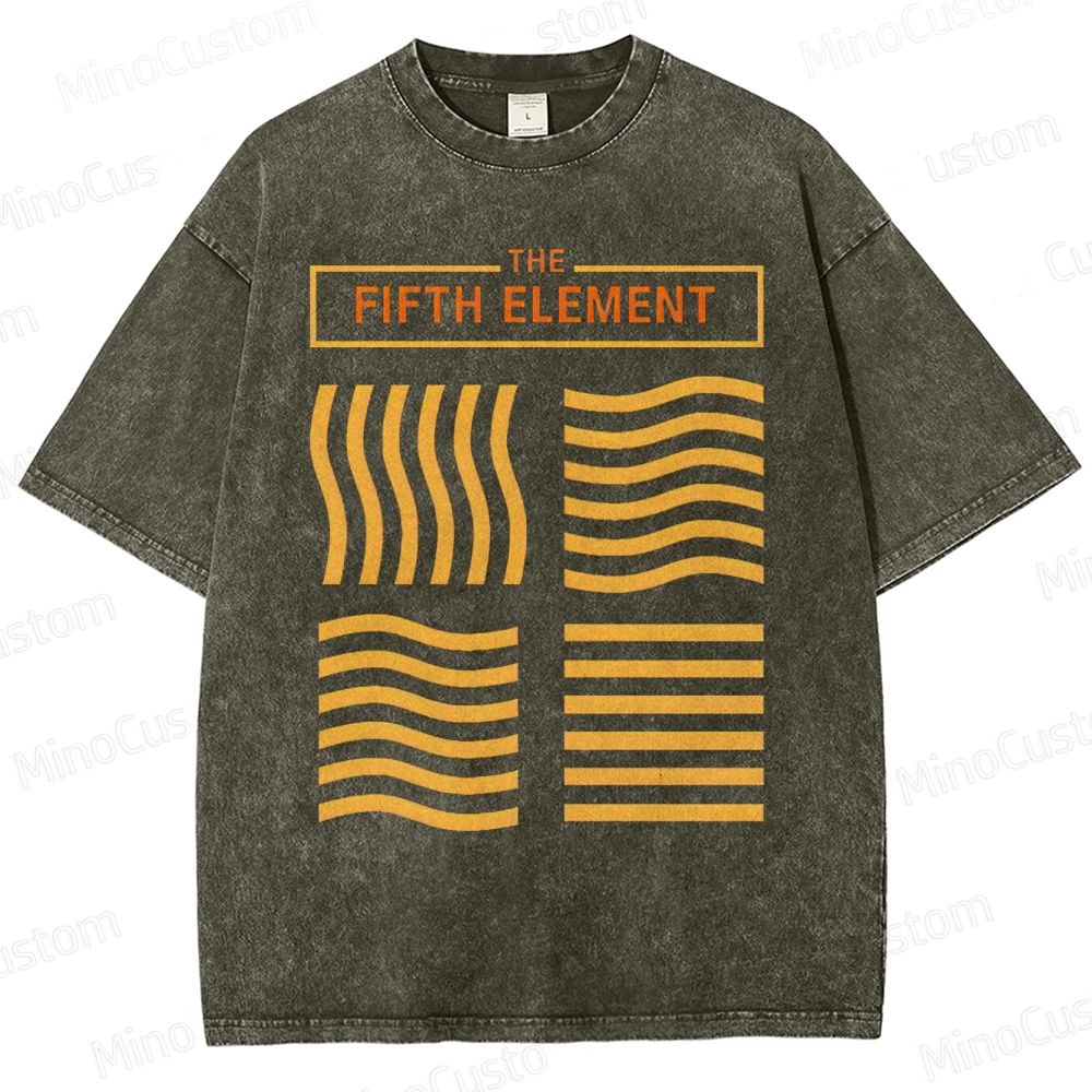 The Fifth Element Vintage Washed T - shirt