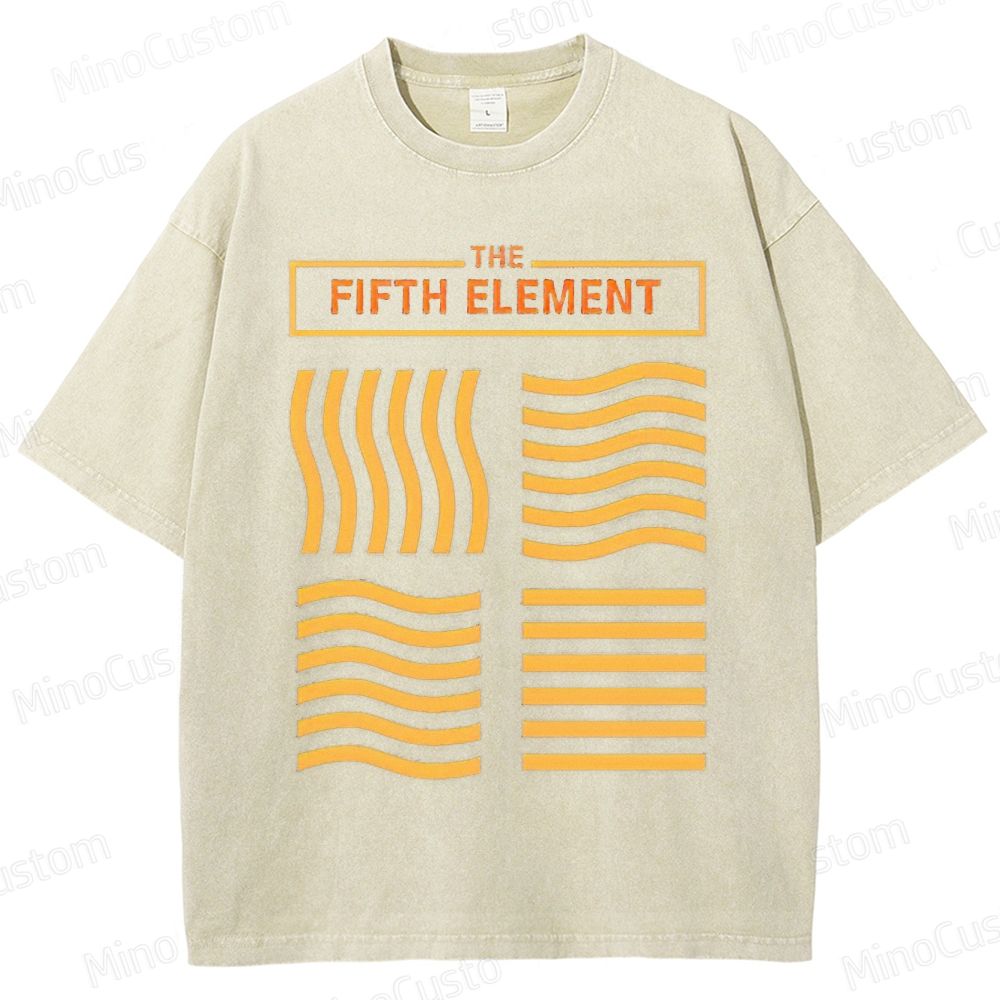 The Fifth Element Vintage Washed T - shirt
