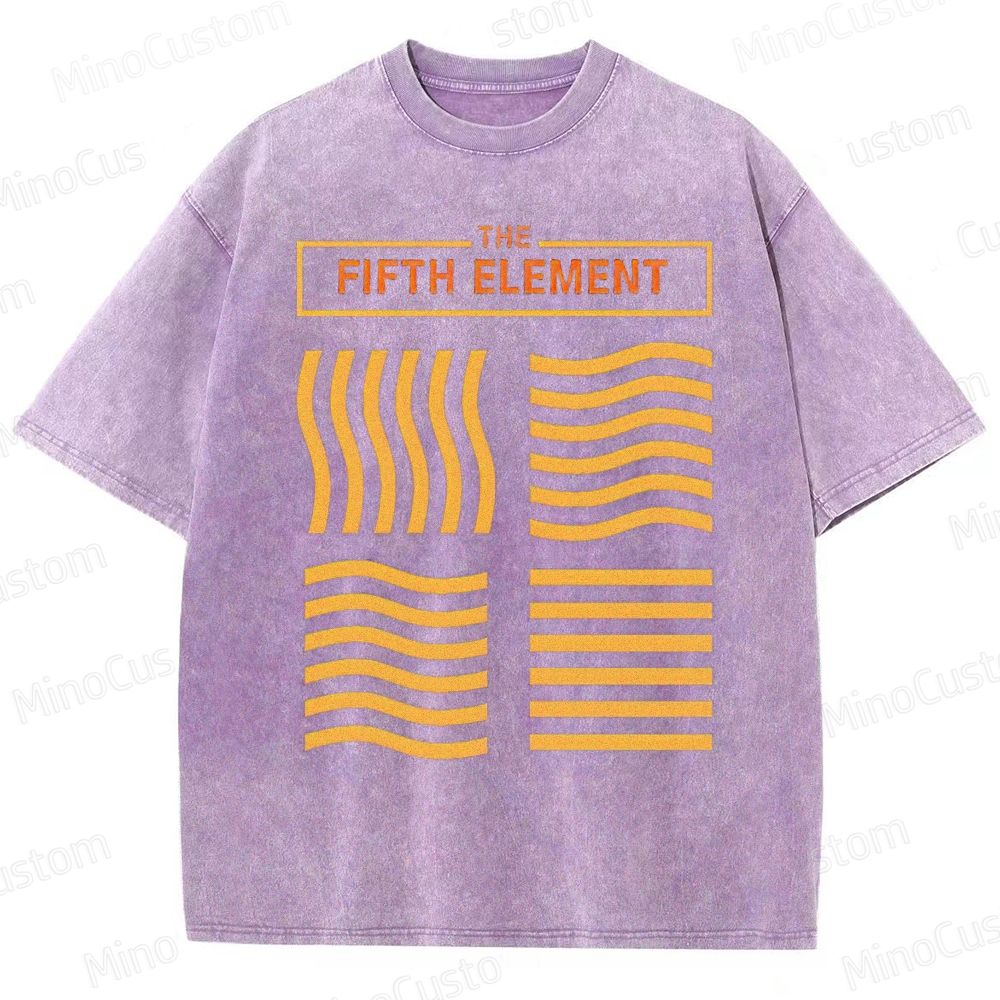 The Fifth Element Vintage Washed T - shirt