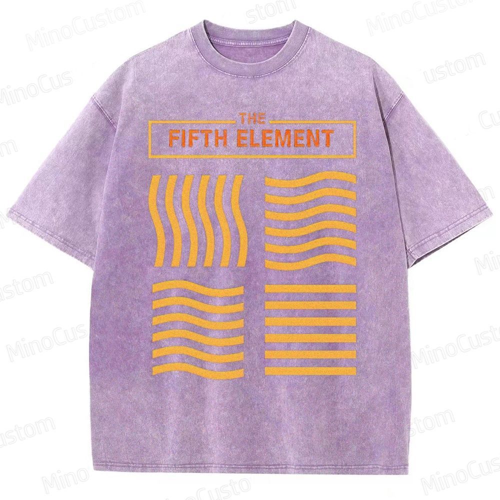 The Fifth Element Vintage Washed T - shirt