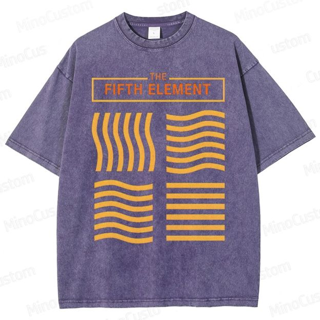 The Fifth Element Vintage Washed T - shirt