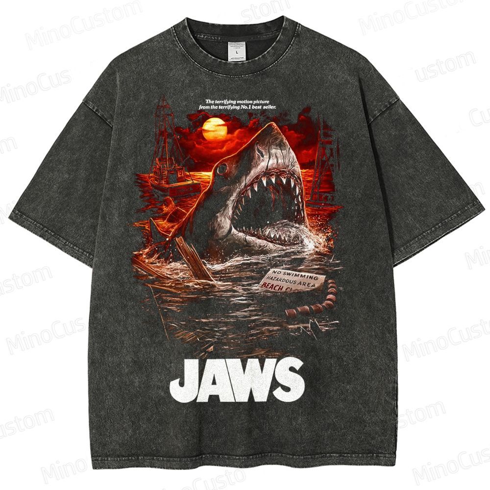 Jaws Vintage Washed T - shirt