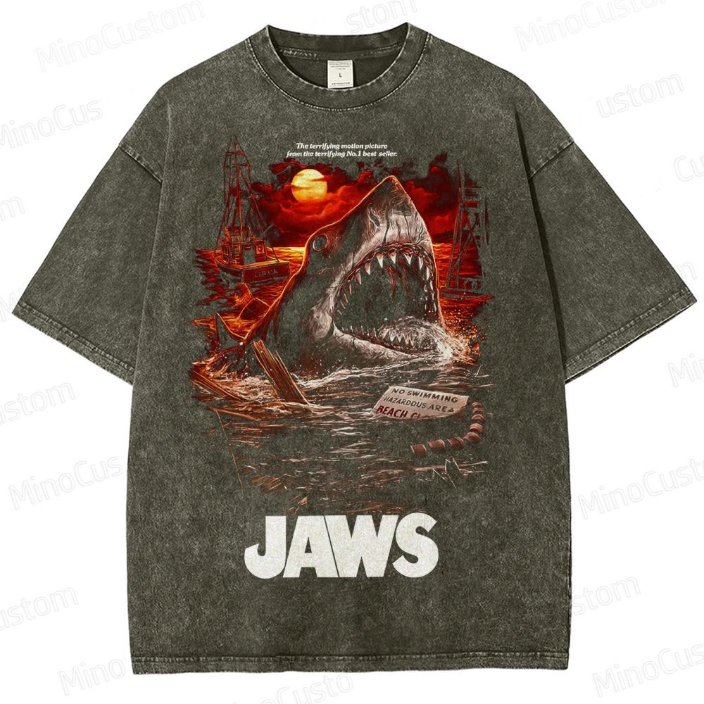 Jaws Vintage Washed T - shirt