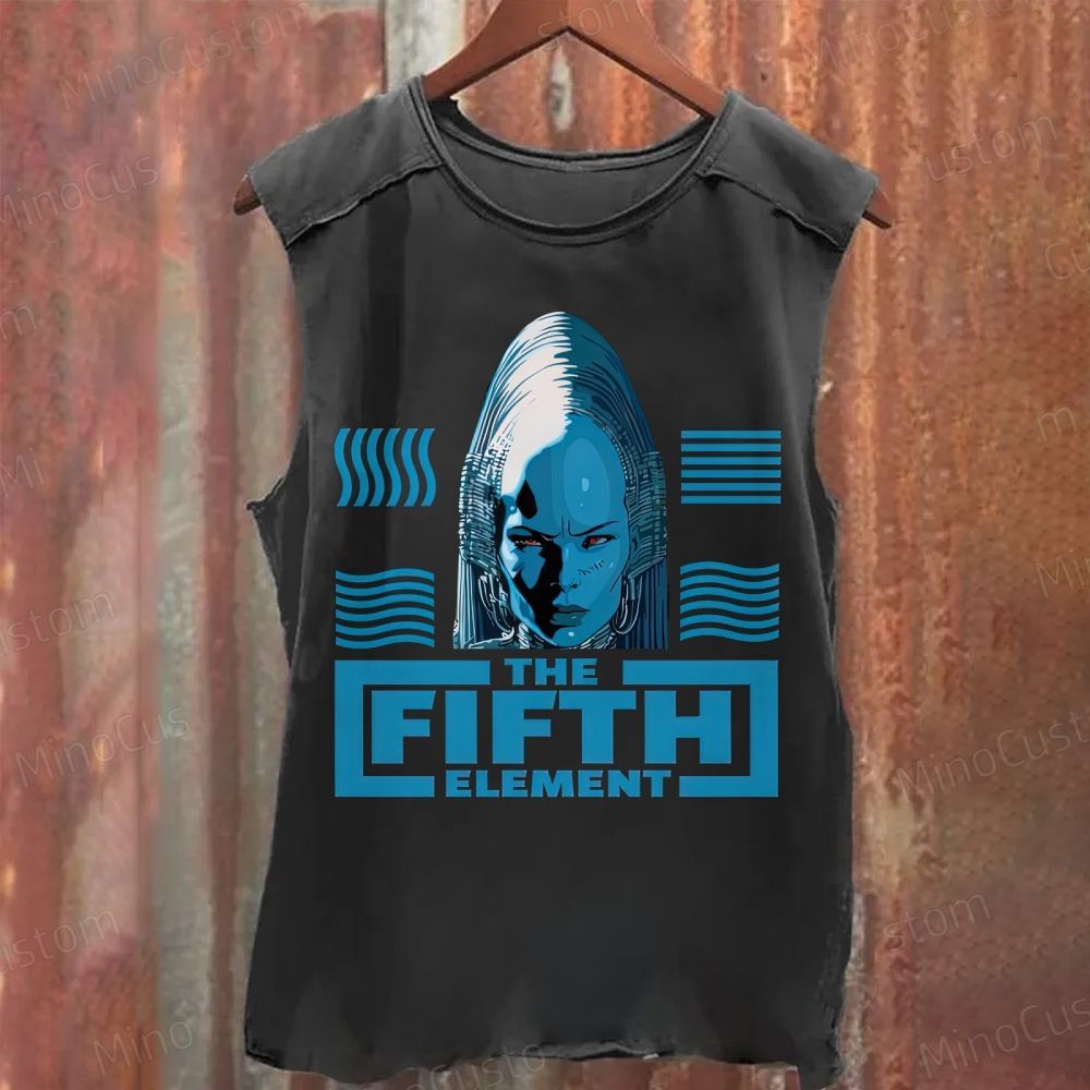 The Fifth Element Vintage Washed Tank Top
