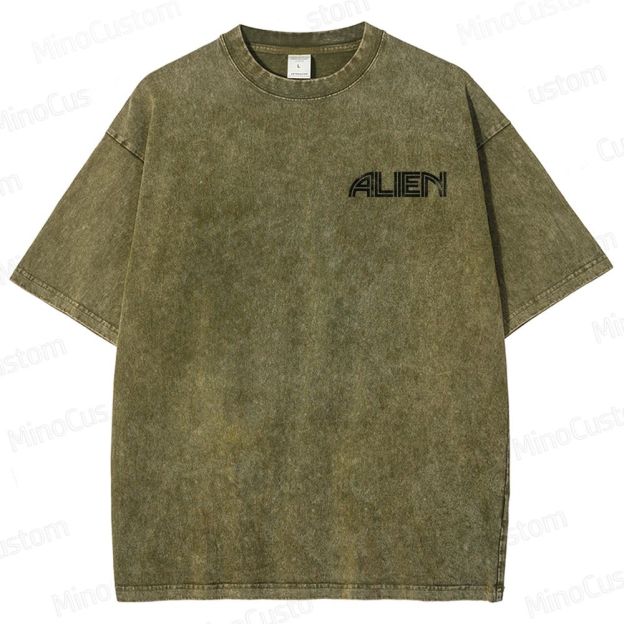 Alien Vintage Washed T - shirt