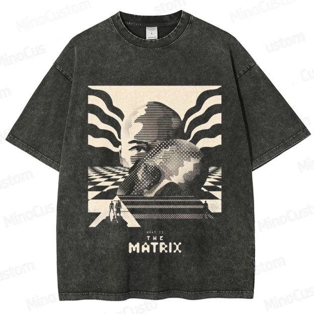 The Matrix Vintage Washed T - shirt