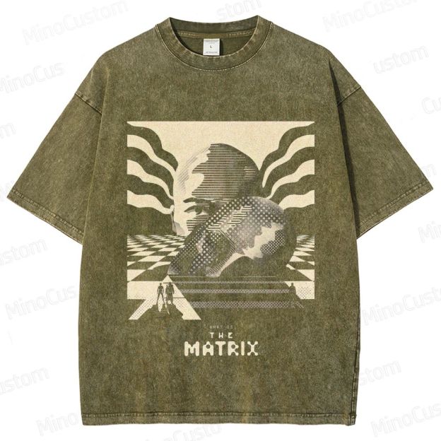 The Matrix Vintage Washed T - shirt