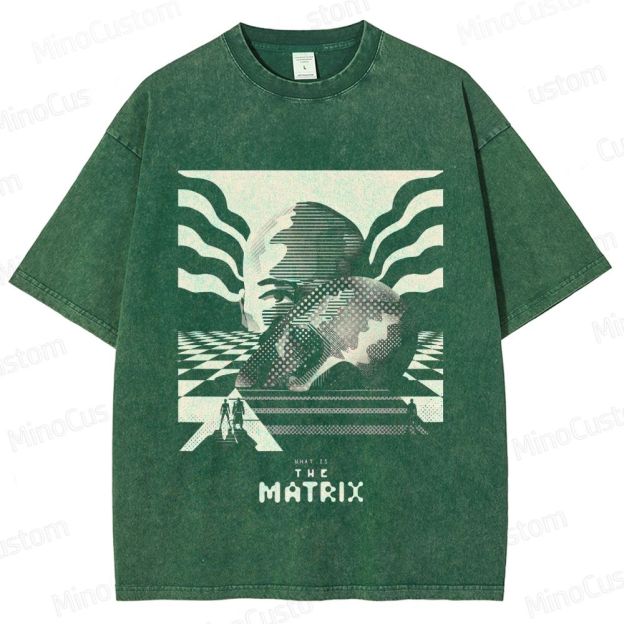The Matrix Vintage Washed T - shirt