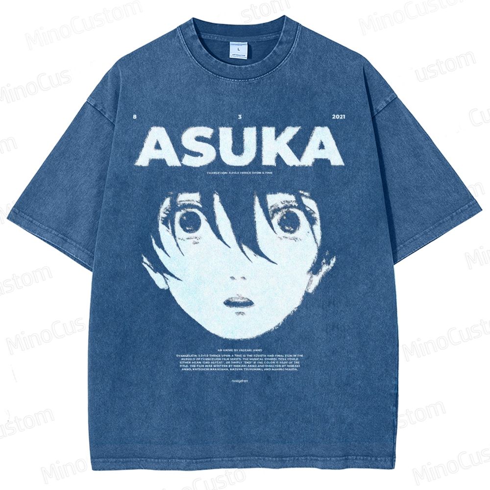 Asuka Langley Soryu  Washed T-Shirt 