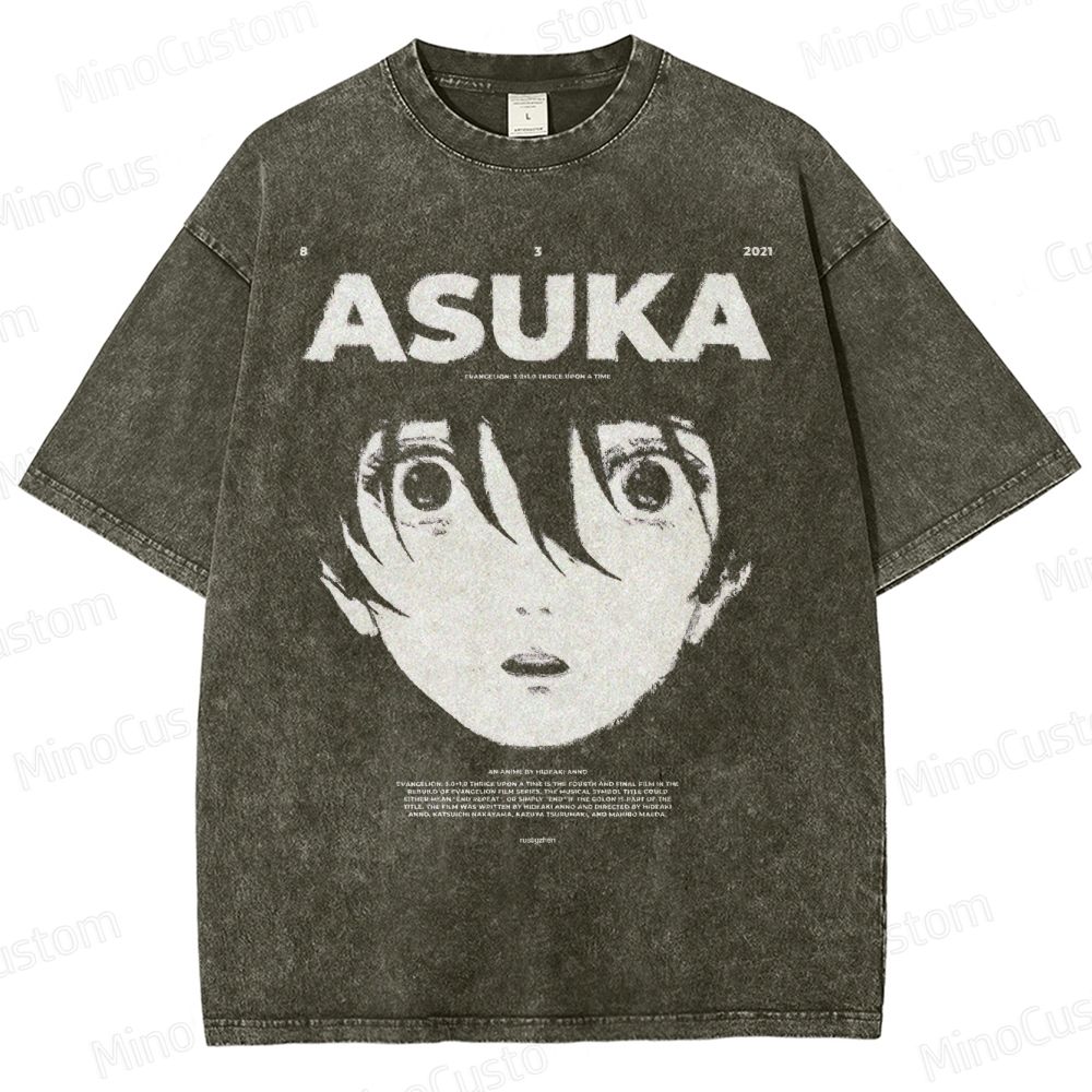 Asuka Langley Soryu  Washed T-Shirt 